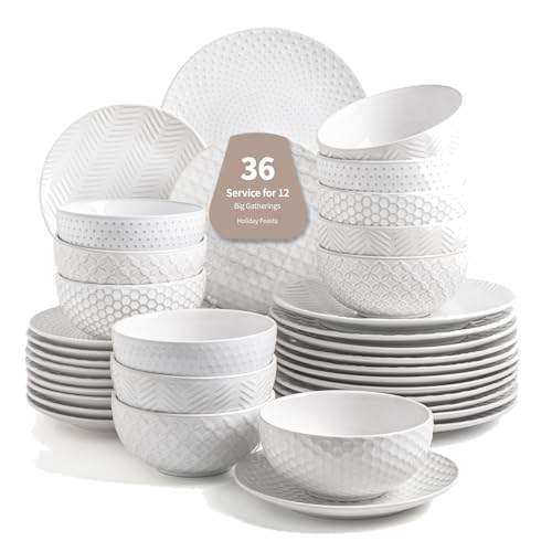 36-Piece Dinnerware Set for 12